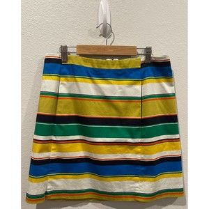 ZARA Multicolor Striped Mini Skirt